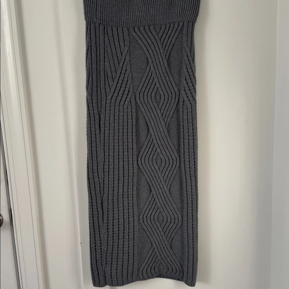 Cushnie Et Ochs Gray Knit Skirt Size M